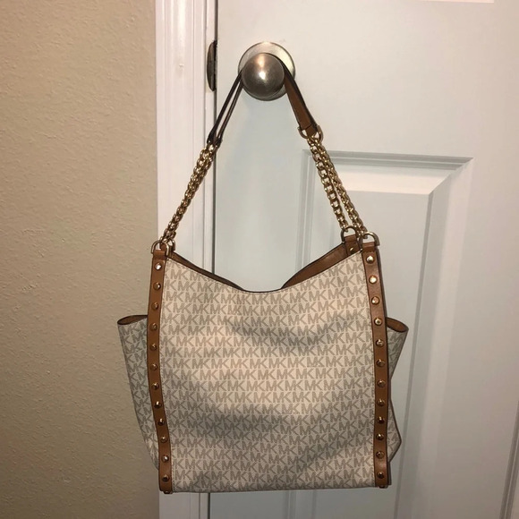 Michael Kors Medium Studded Hobo Purse - Picture 2 of 6